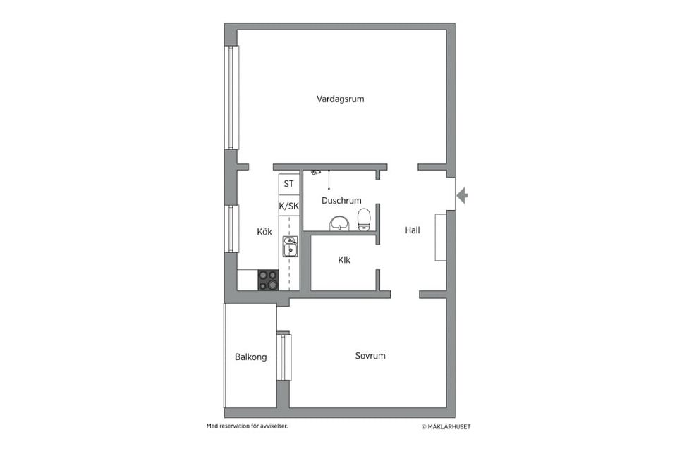 Bostadsrätt, Grindvägen 24B, Grind, Norrtälje