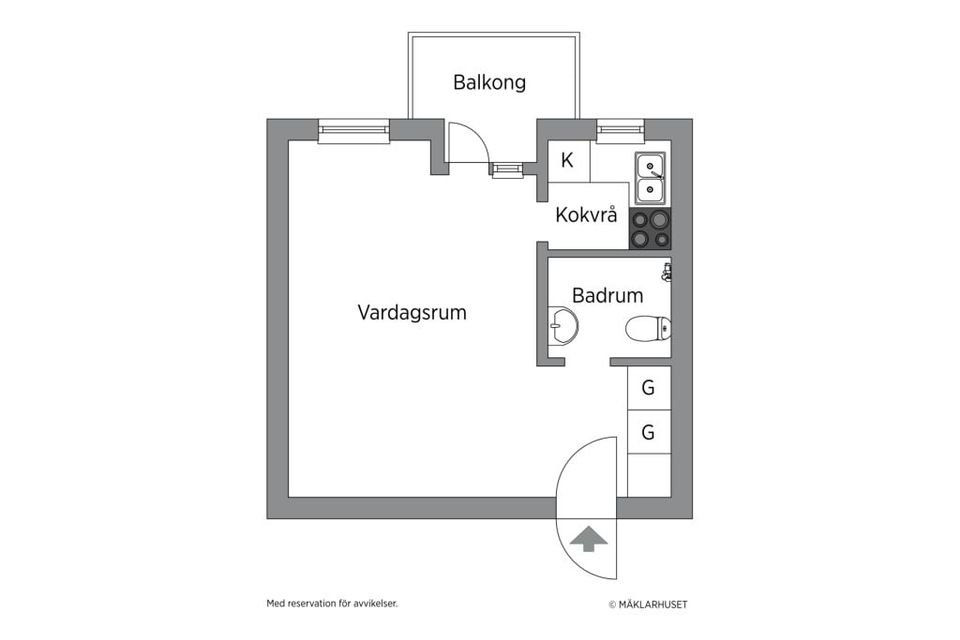 Bostadsrätt, Lindormsgatan 22, Sjöbo, Borås