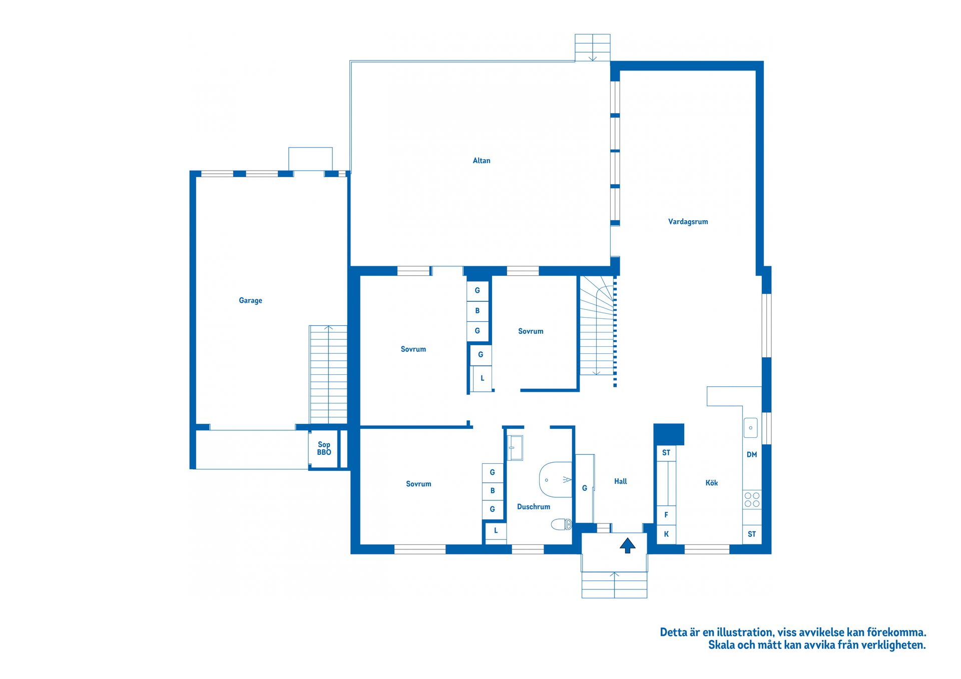 Villa, Gyllenhorns väg 8, Katrineholm Söder, Katrineholm