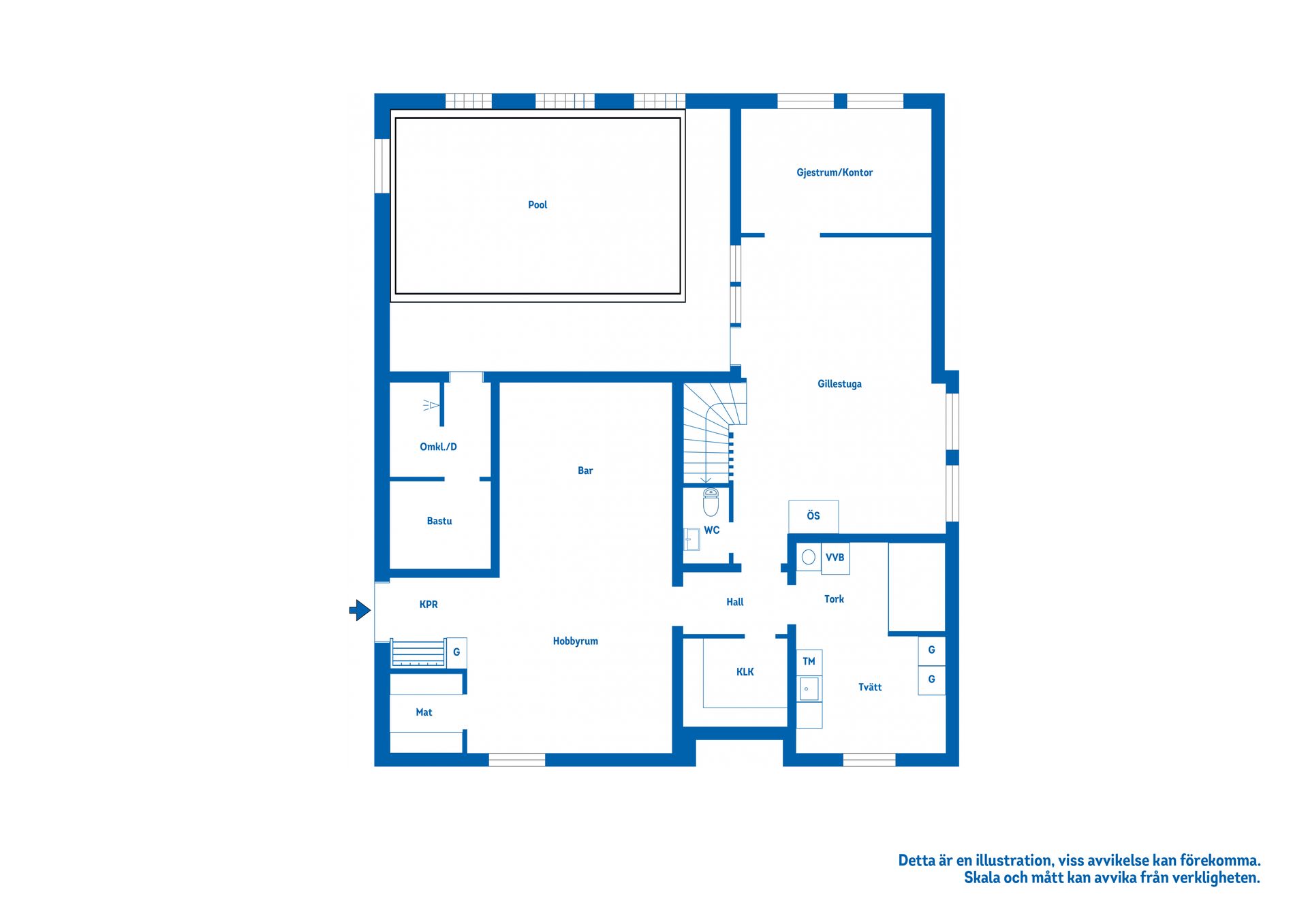 Villa, Gyllenhorns väg 8, Katrineholm Söder, Katrineholm