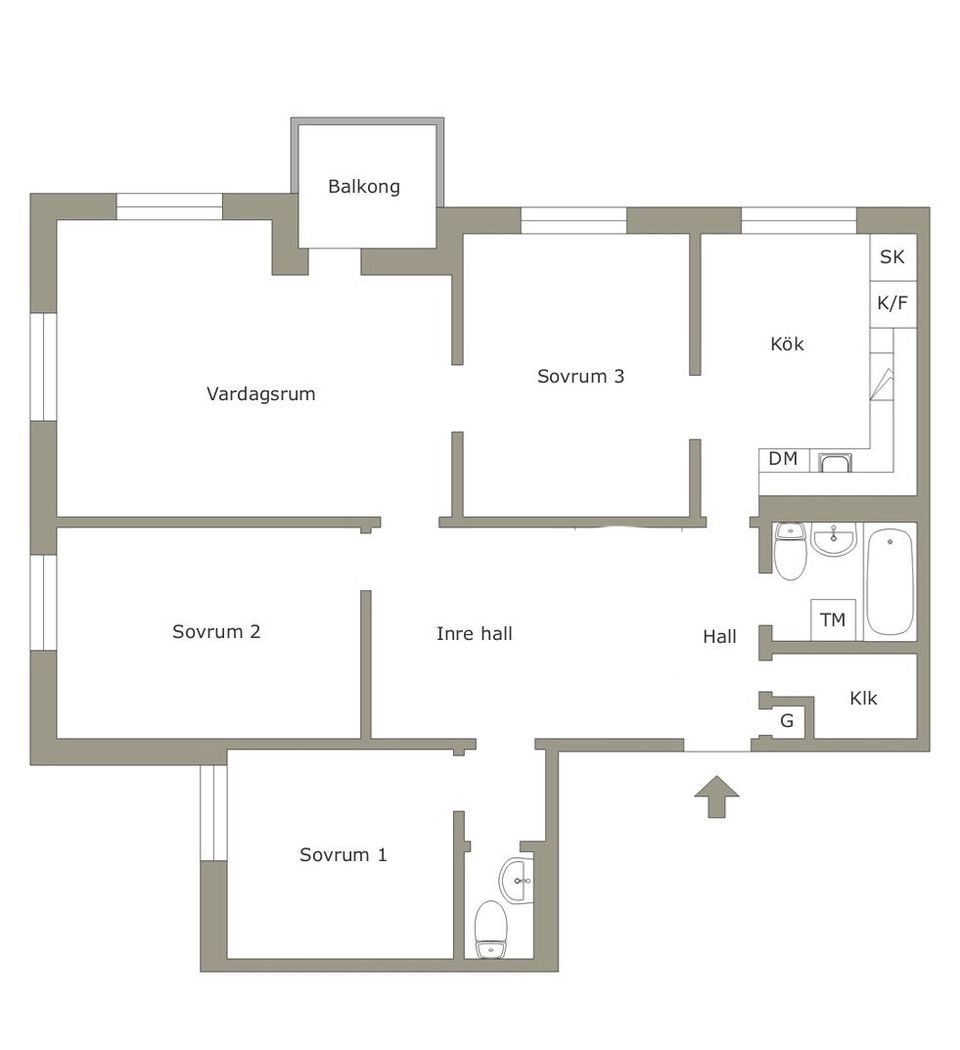Bostadsrätt, Multrågatan 19, Vån 1, Vällingby Parkstad / Råcksta, Stockholm
