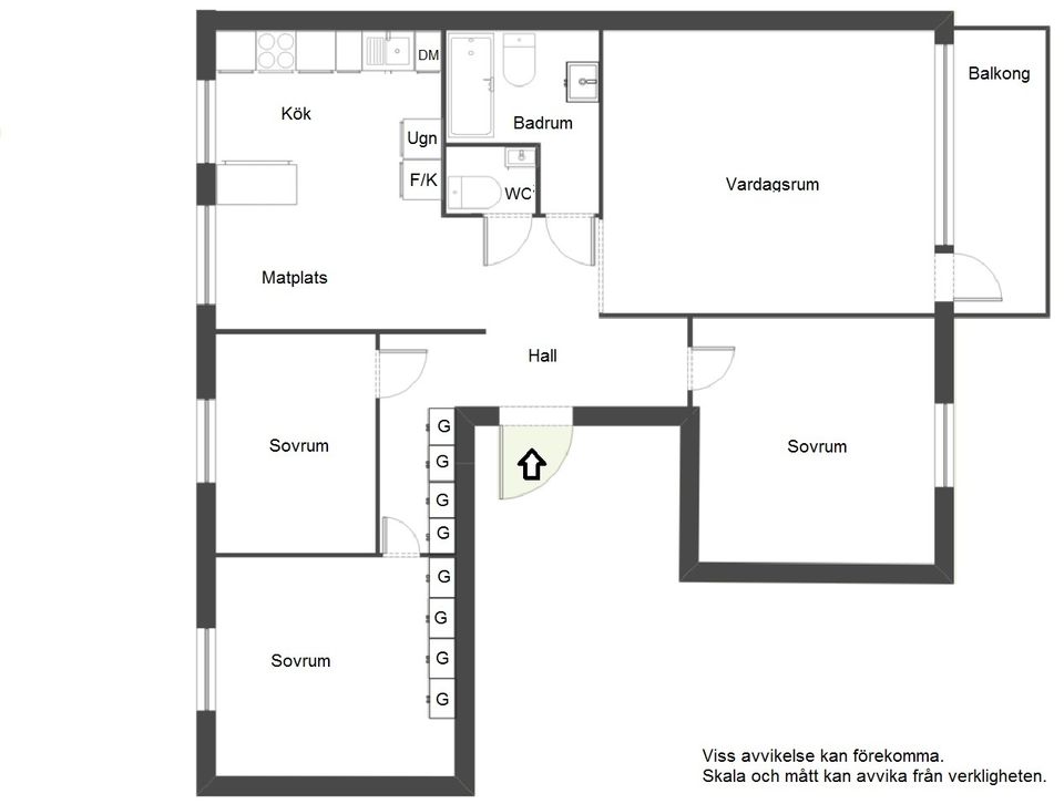 Bostadsrätt, Ekholmsvägen 232, Skärholmen, Stockholm