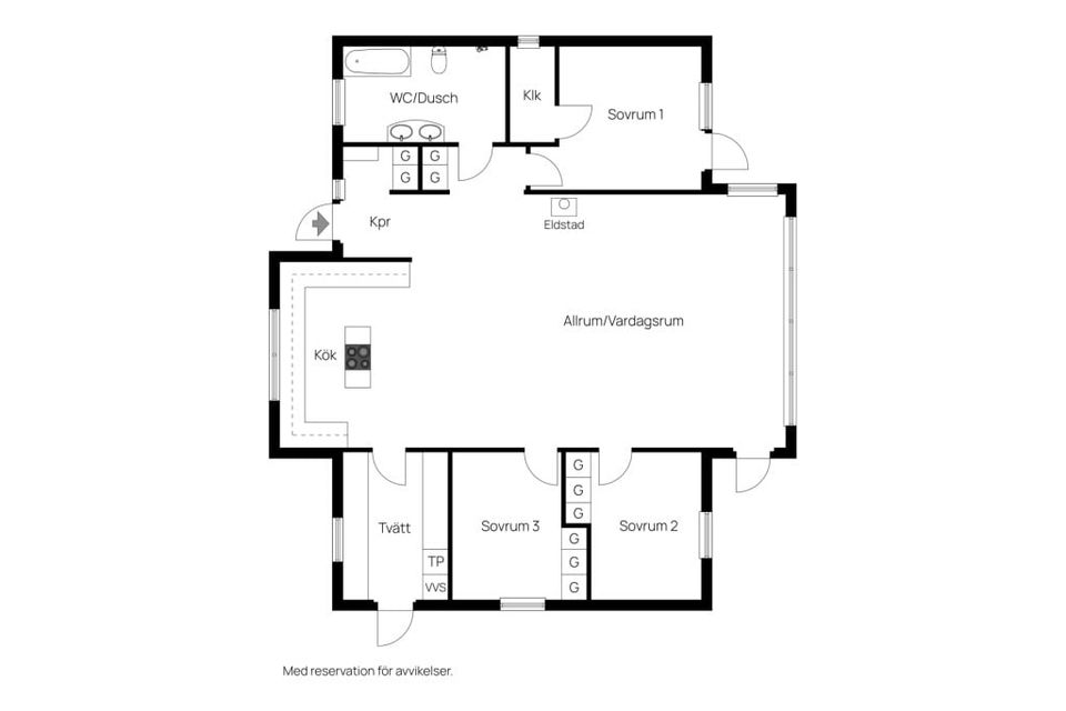Villa, Pussen 468, Kilanda, Ale