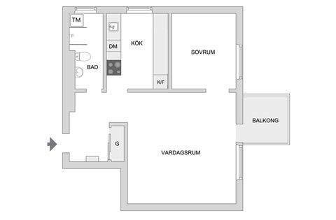 Bostadsrätt, Slätbaksvägen 22, Årsta, Stockholm