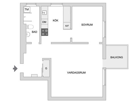 Bostadsrätt, Slätbaksvägen 22, Årsta, Stockholm