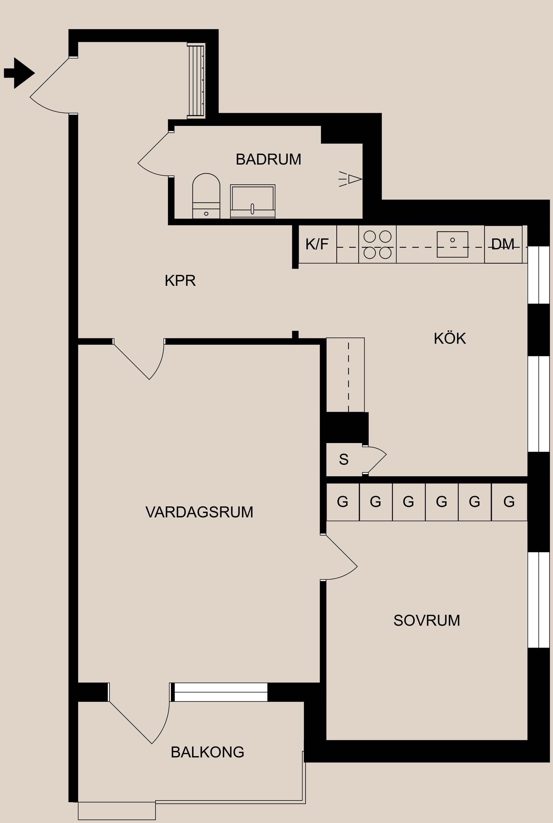 Bostadsrätt, Enebymovägen 11, Haga, Norrköping