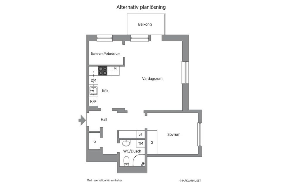 Bostadsrätt, S:t Ansgars Väg 10B, Solna