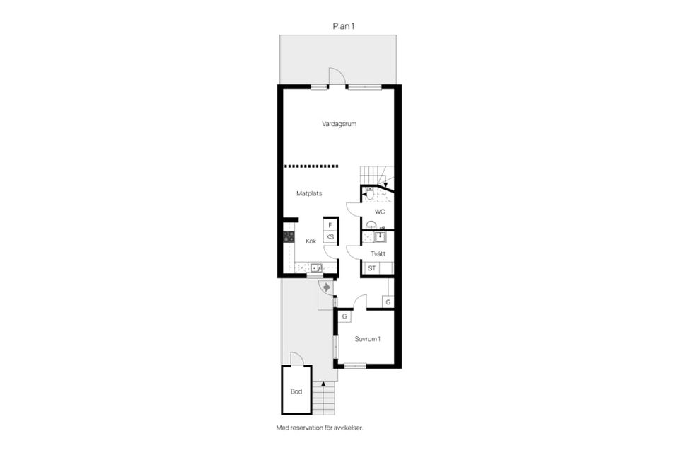 Radhus, Albert Engströms gata 8, Klockaretorpet, Norrköping