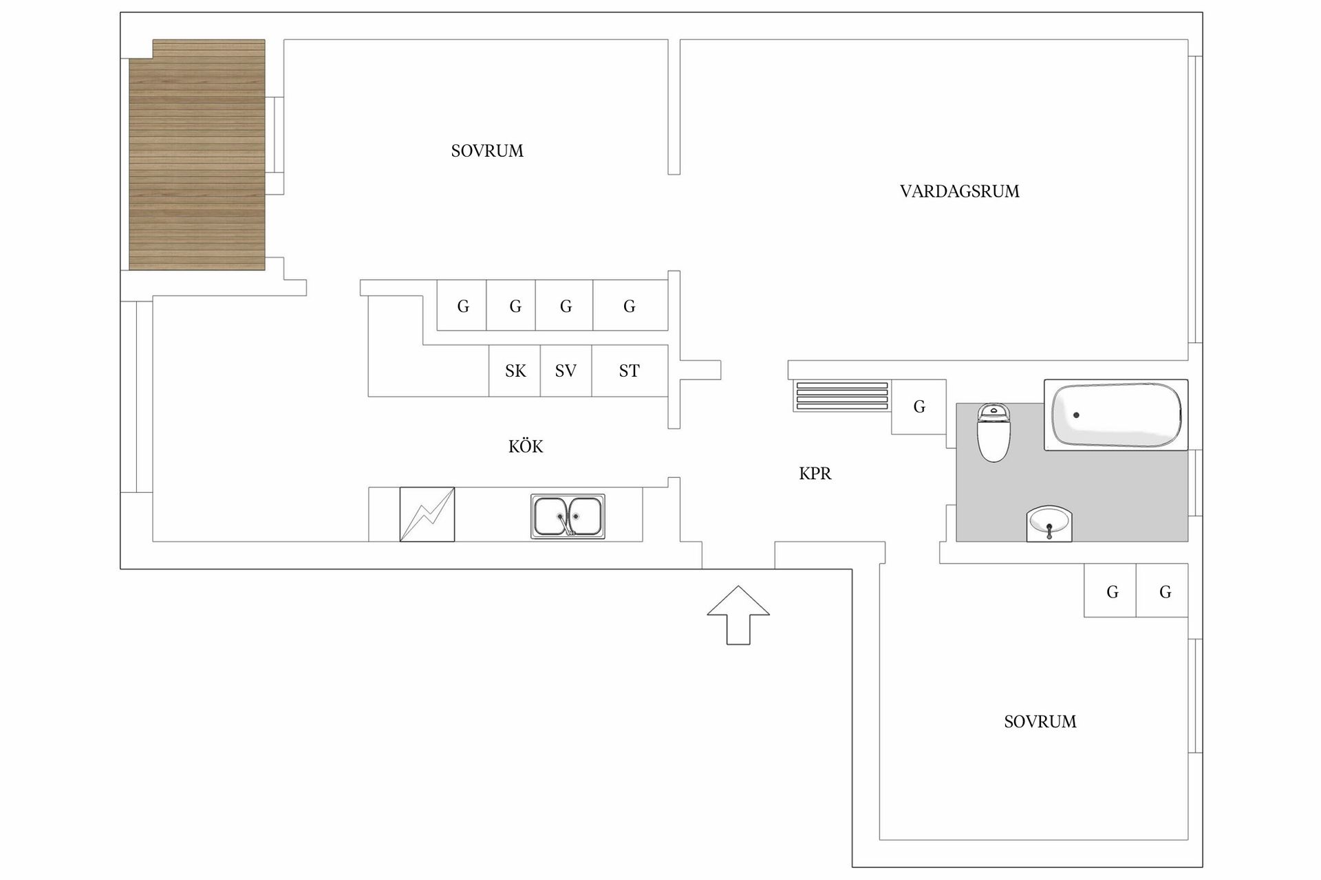 Bostadsrätt, Frejgatan 55, Märsta / Valsta, Sigtuna