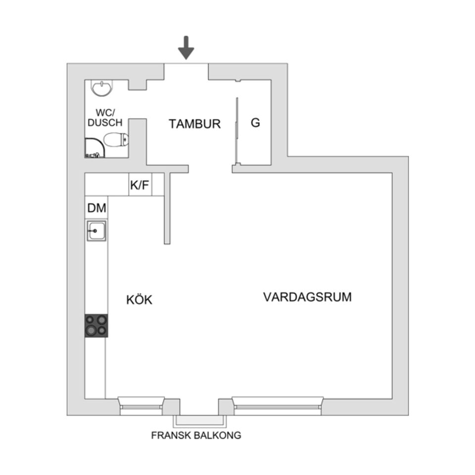 Bostadsrätt, Söderljungsgatan 6, Trandared, Borås