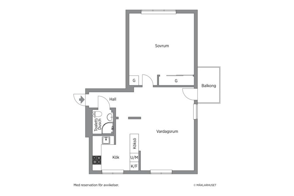 Bostadsrätt, Götgatan 36, Vasastaden, Linköping