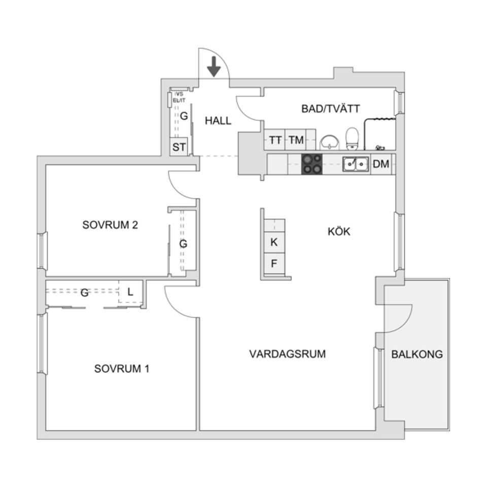 Bostadsrätt, Viragatan 3, Kungsängen, Uppsala