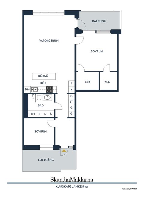 Bostadsrätt, Kunskapslänken 72, Vallastaden, Linköping