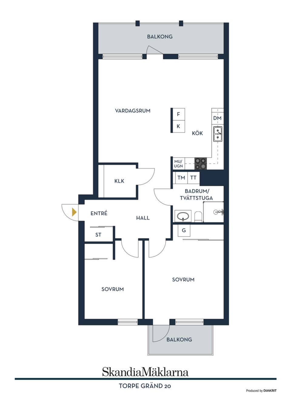 Bostadsrätt, Torpe gränd 20, Centrum, Kungälv