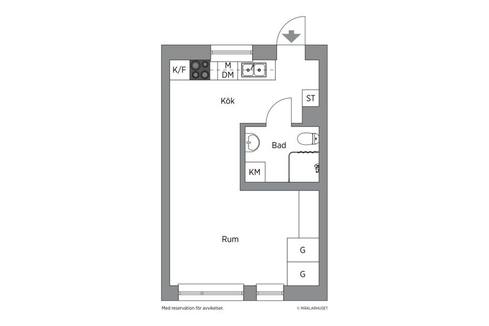 Bostadsrätt, Stabby allé 11 E, Luthagen / Stabby, Uppsala