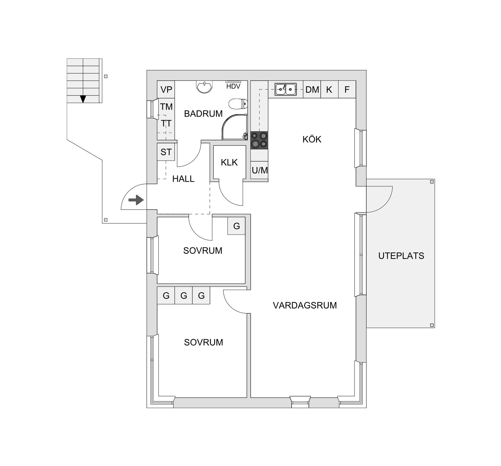 Bostadsrätt, Kartlavsstigen 5B, Stockfallet, Karlstad