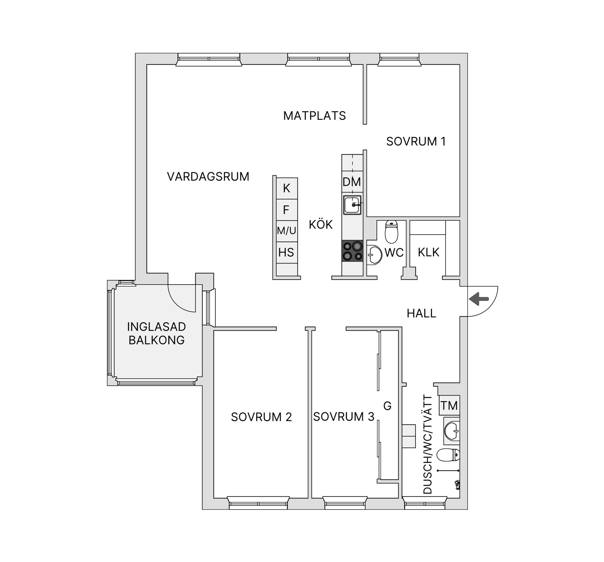 Bostadsrätt, Trillans väg 36, Jarlaberg, Nacka