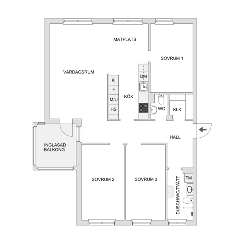 Bostadsrätt, Trillans väg 36, Jarlaberg, Nacka