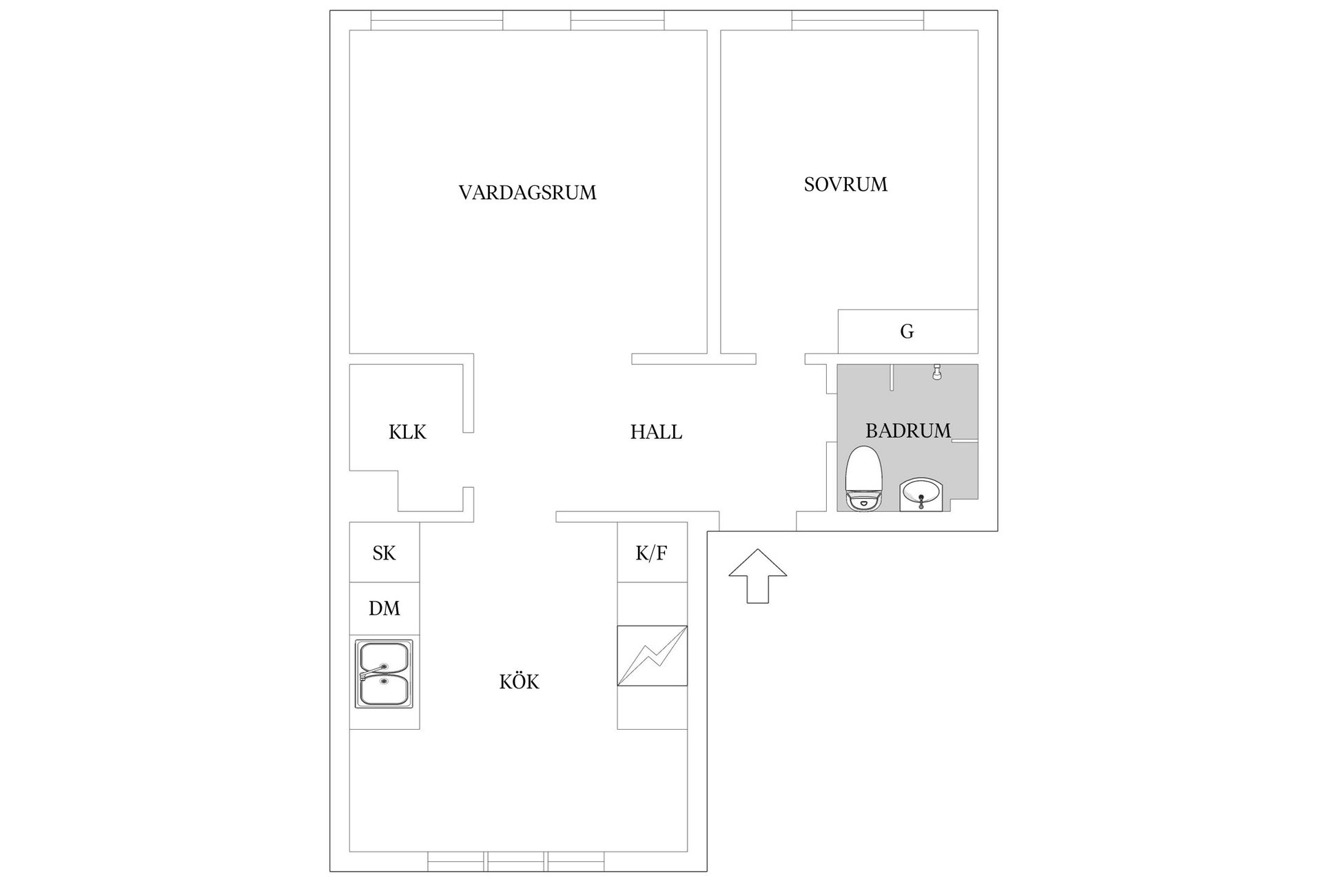 Bostadsrätt, Intagsgatan 6A, Kålltorp, Göteborg