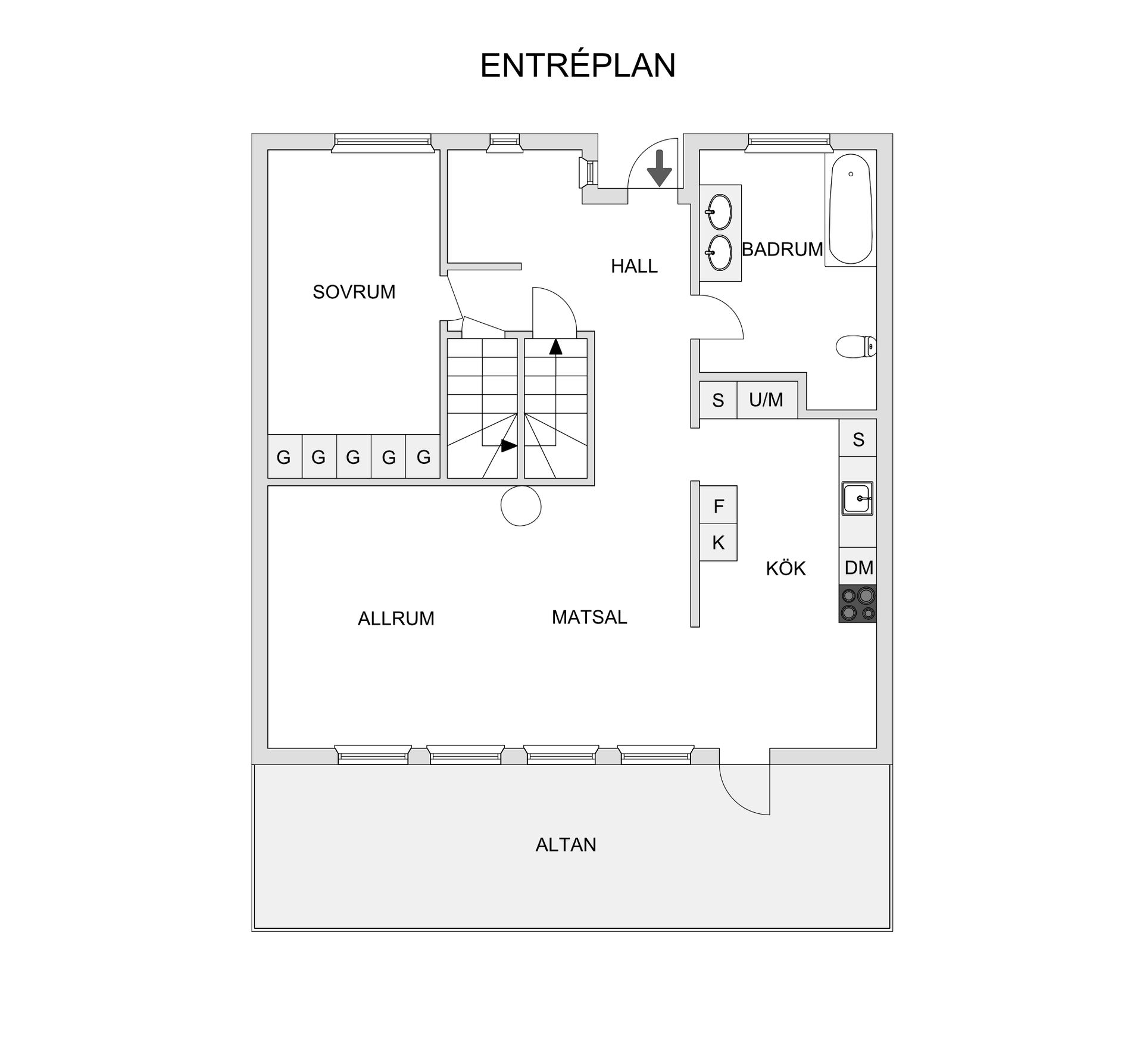 Radhus, Beatebergsvägen 9A, Skee, Strömstad