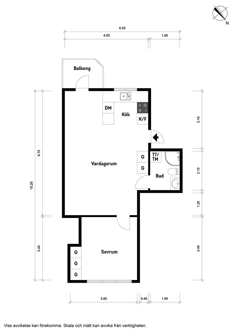 Bostadsrätt, Stora Norregatan 105, Landskrona