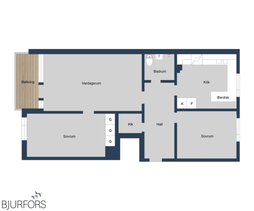 Bostadsrätt, Kullagatan 4B, Centrum, Linköping