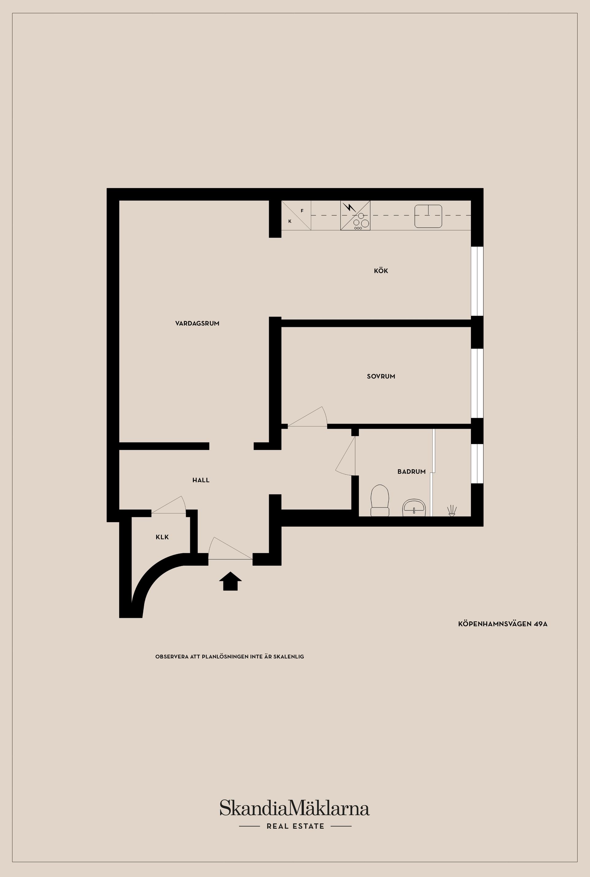 Bostadsrätt, Köpenhamnsvägen 49A, Erikslust/Slottsstaden, Malmö