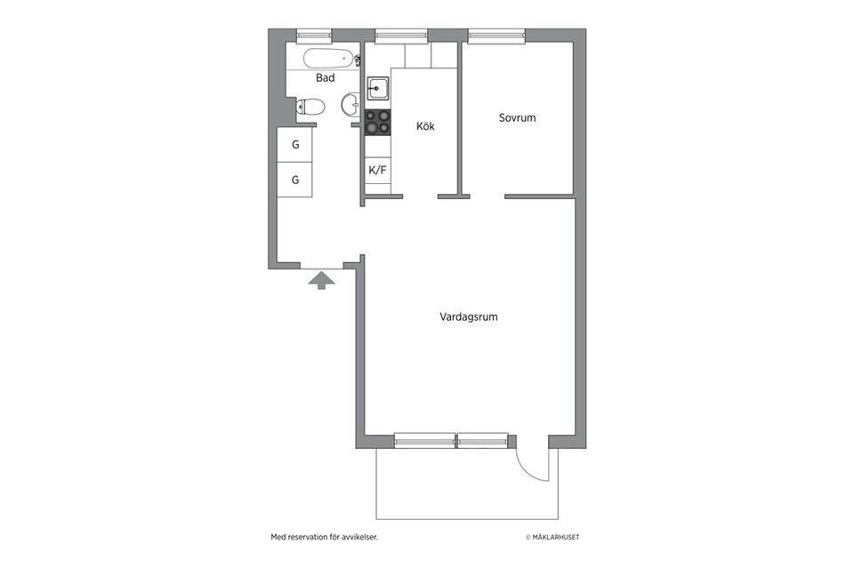 Bostadsrätt, Olaus Magnus Väg 54, Hammarbyhöjden, Stockholm