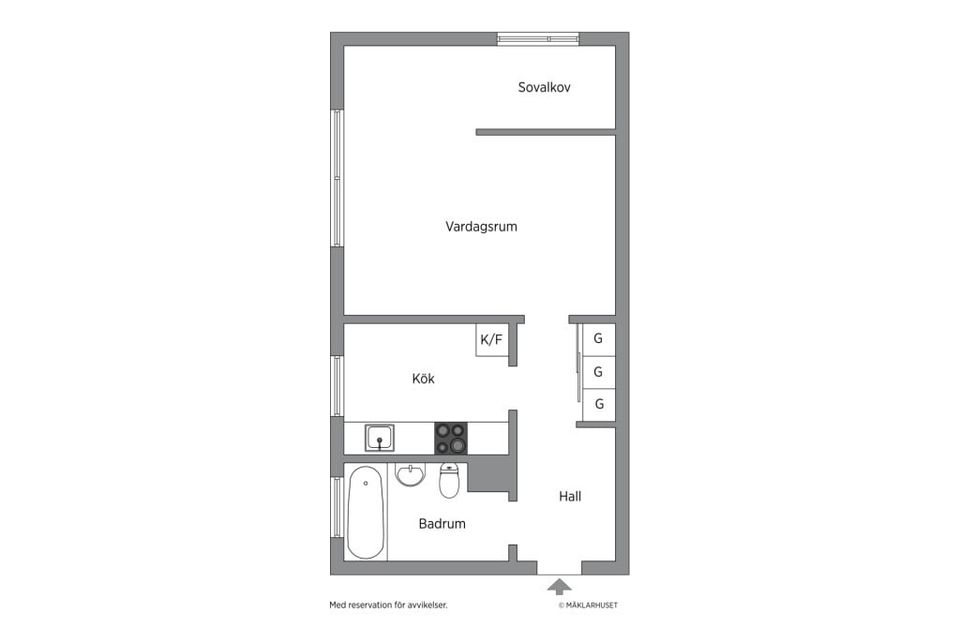 Bostadsrätt, Kvarnvägen 4, Jakobsberg, Järfälla