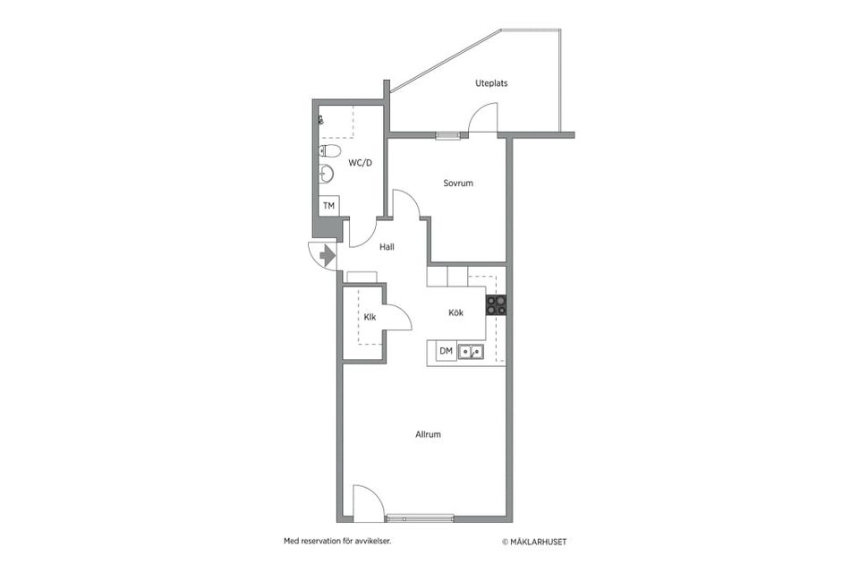 Bostadsrätt, Portalgatan 4 C, Kapellgärdet, Uppsala