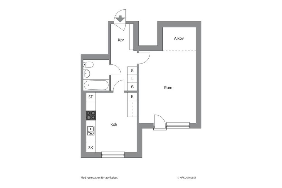 Bostadsrätt, Lindormsgatan 37, Sjöbo, Borås
