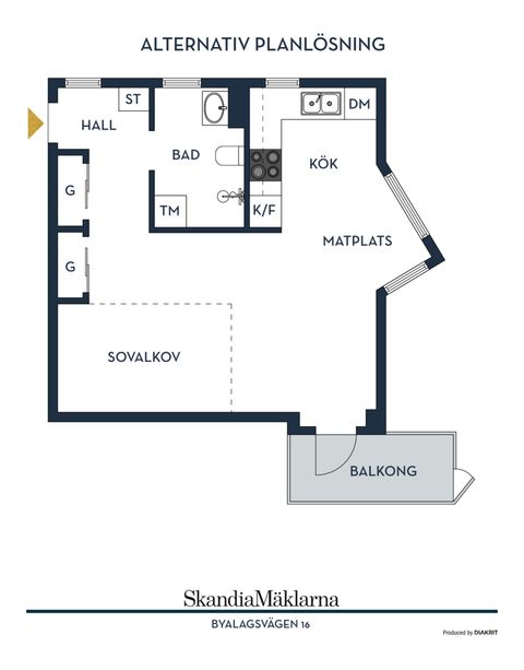 Bostadsrätt, Byalagsvägen 16, Stuvsta - Centralt, Huddinge