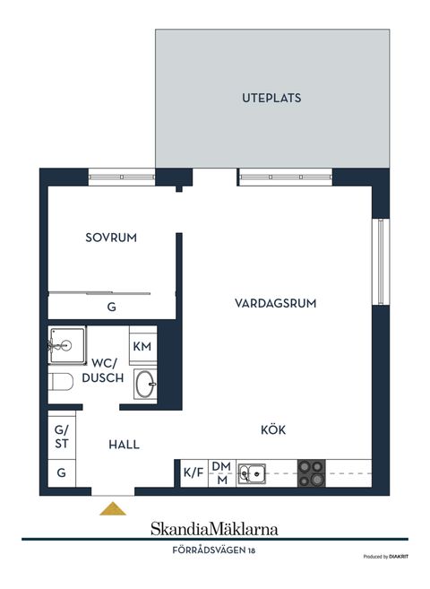 Bostadsrätt, Förrådsvägen 18, Huddinge