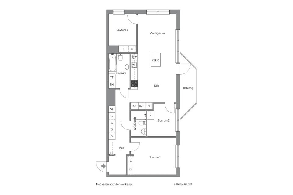 Bostadsrätt, Slåttervägen 6, Nya Ulriksdal, Solna