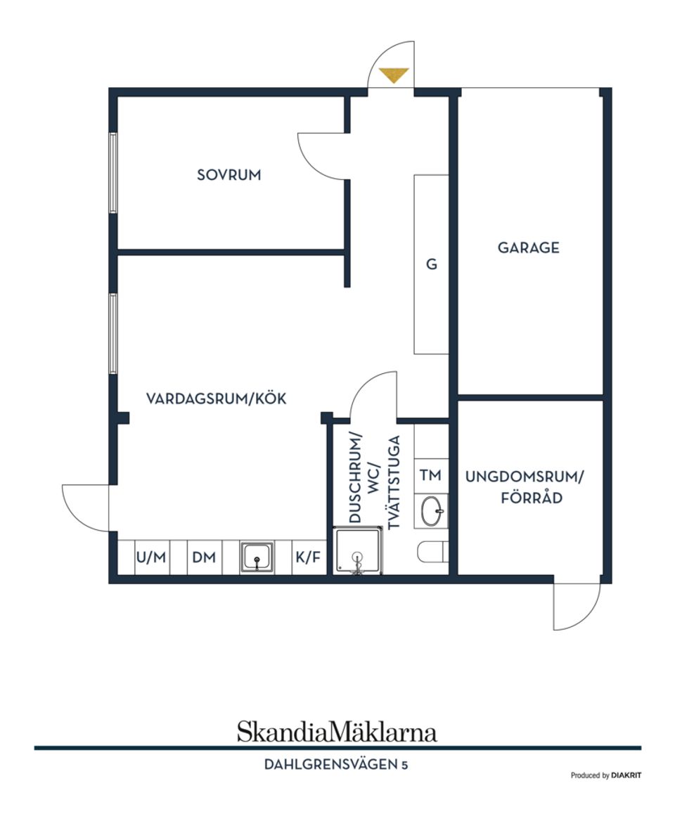 Villa, Dahlgrensvägen 5, Hammarö