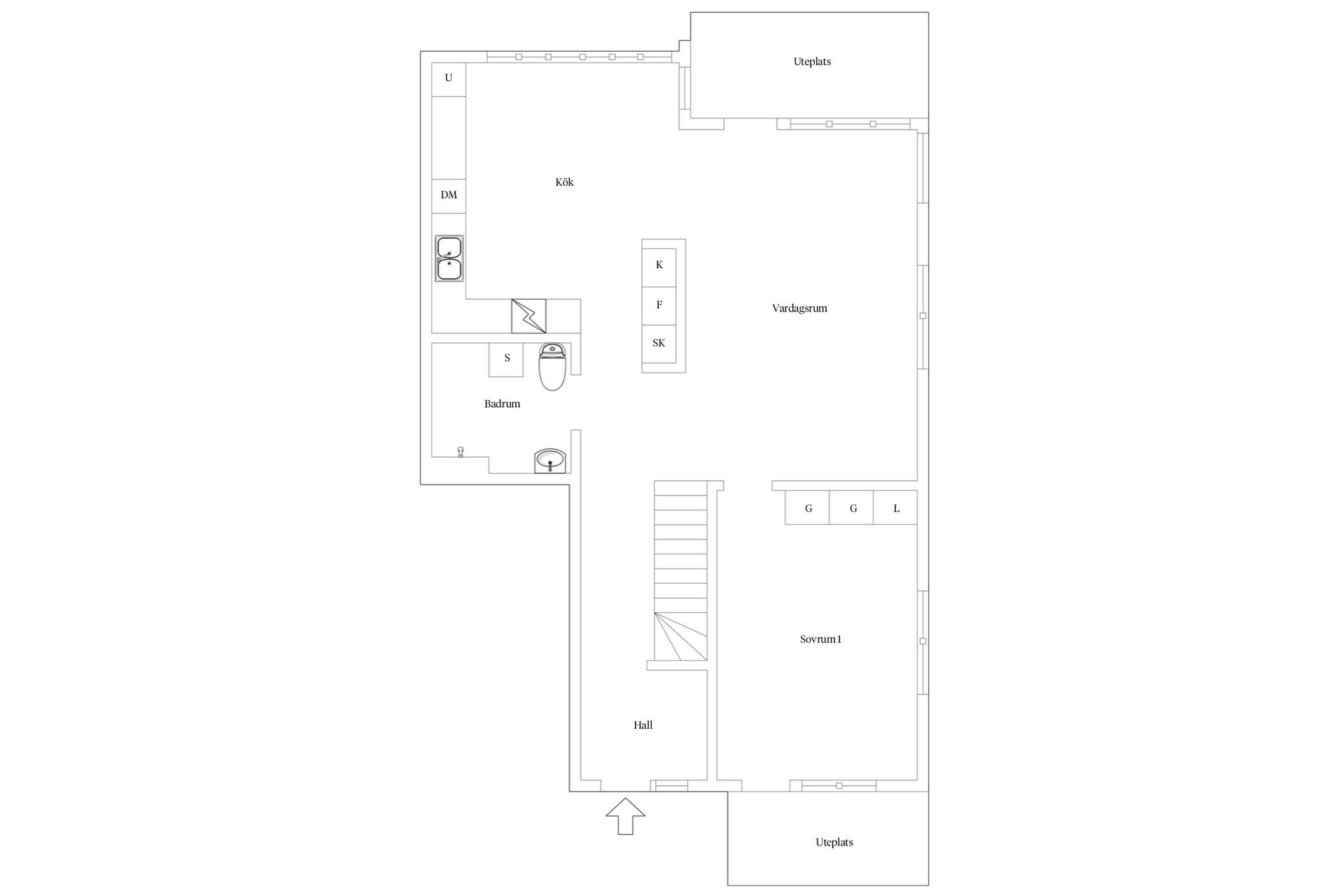 Bostadsrätt, Ankargatan 1A, Stampen, Alingsås