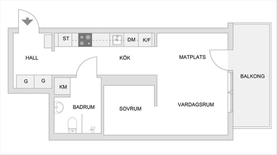 Bostadsrätt, Vintergatan 2b, Centrala Sundbyberg, Sundbyberg