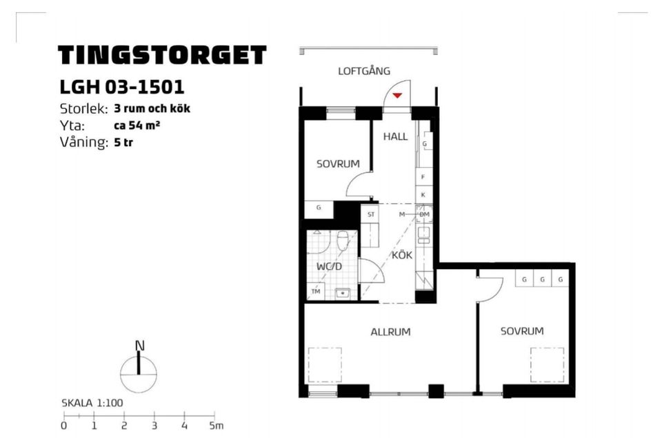 Bostadsrätt, Lagmansbacken 6 5tr, Alby - Norsborg, Botkyrka