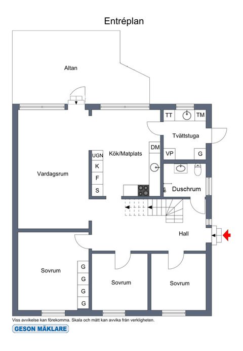 Bostadsrätt, Villa, Jaktstigen 13, Rimbo - Västertorp, Norrtälje