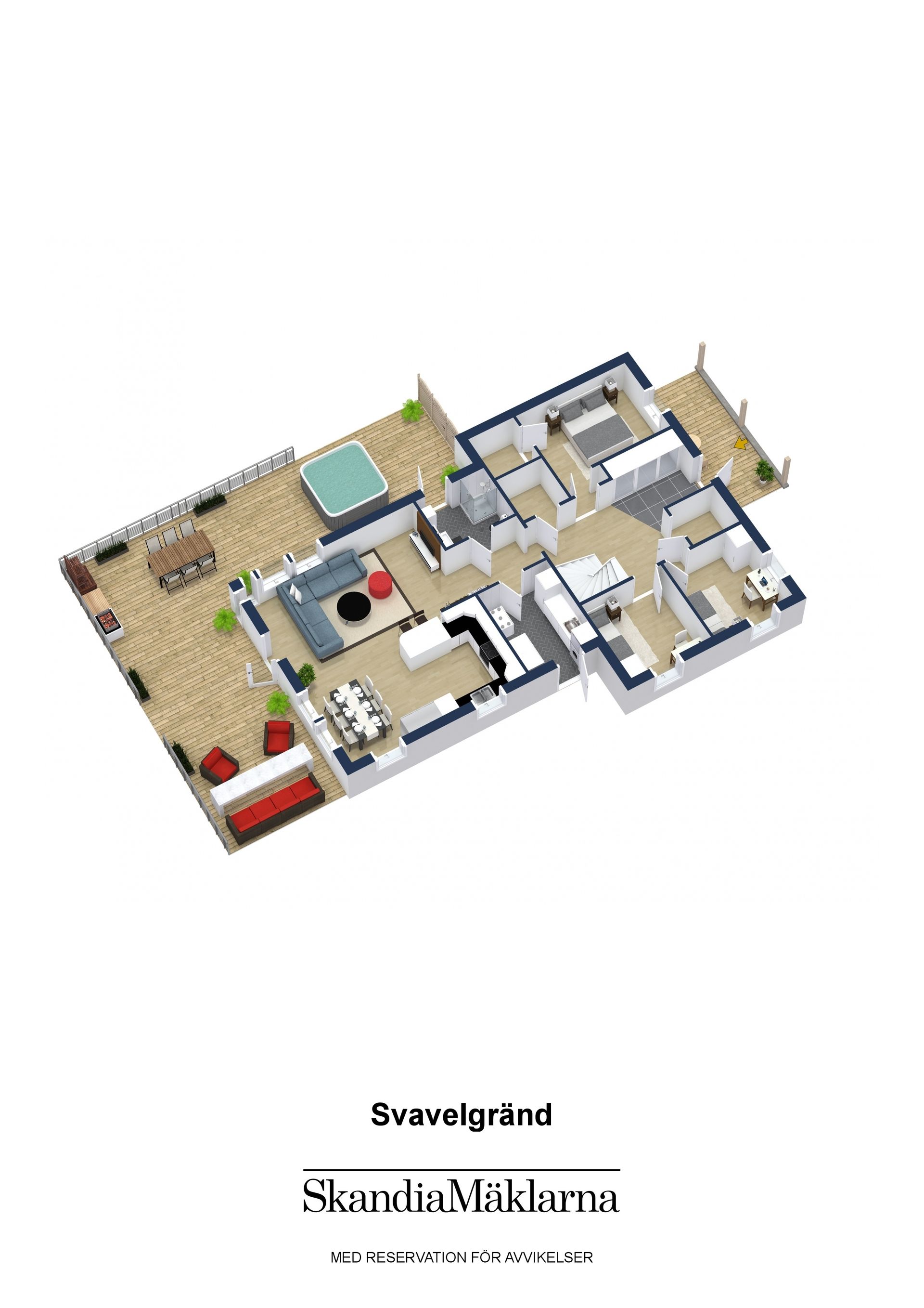 Villa, Svavelgränd 5, Galgberget, Falun