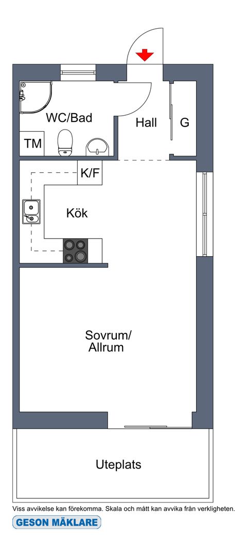 Bostadsrätt, Uppsalavägen 23A, Rimbo, Norrtälje