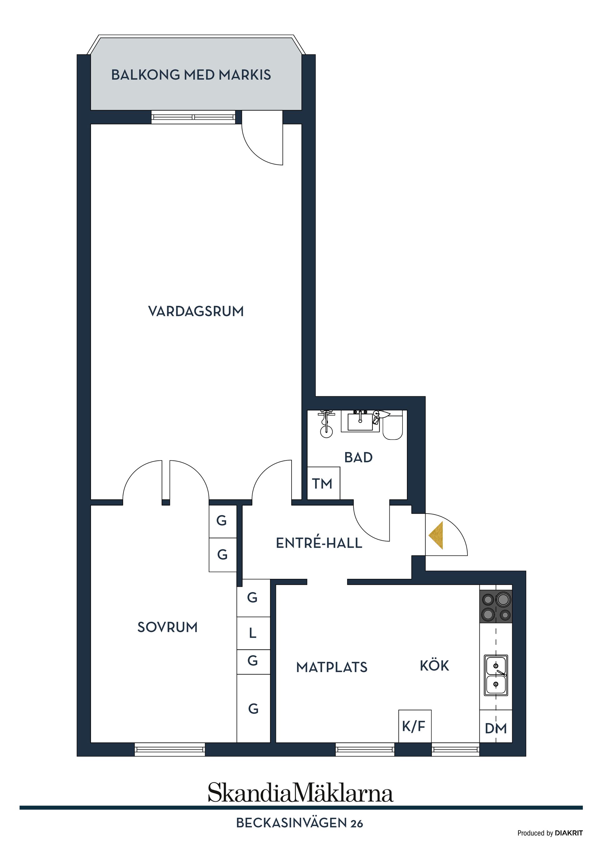 Bostadsrätt, Beckasinvägen 26, Saltängen, Nacka