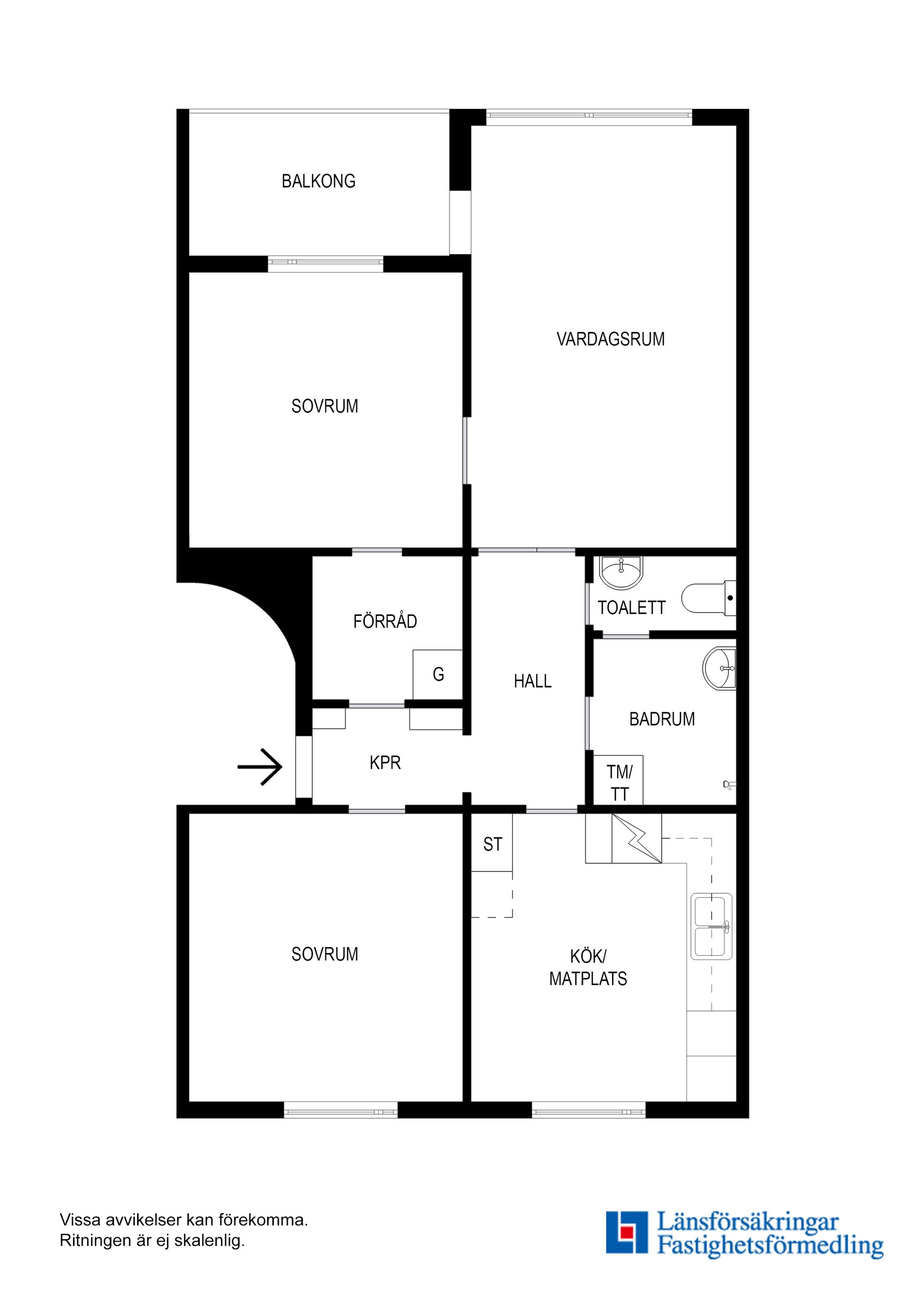 Bostadsrätt, Vänortsstråket 1A, Tureberg, Sollentuna