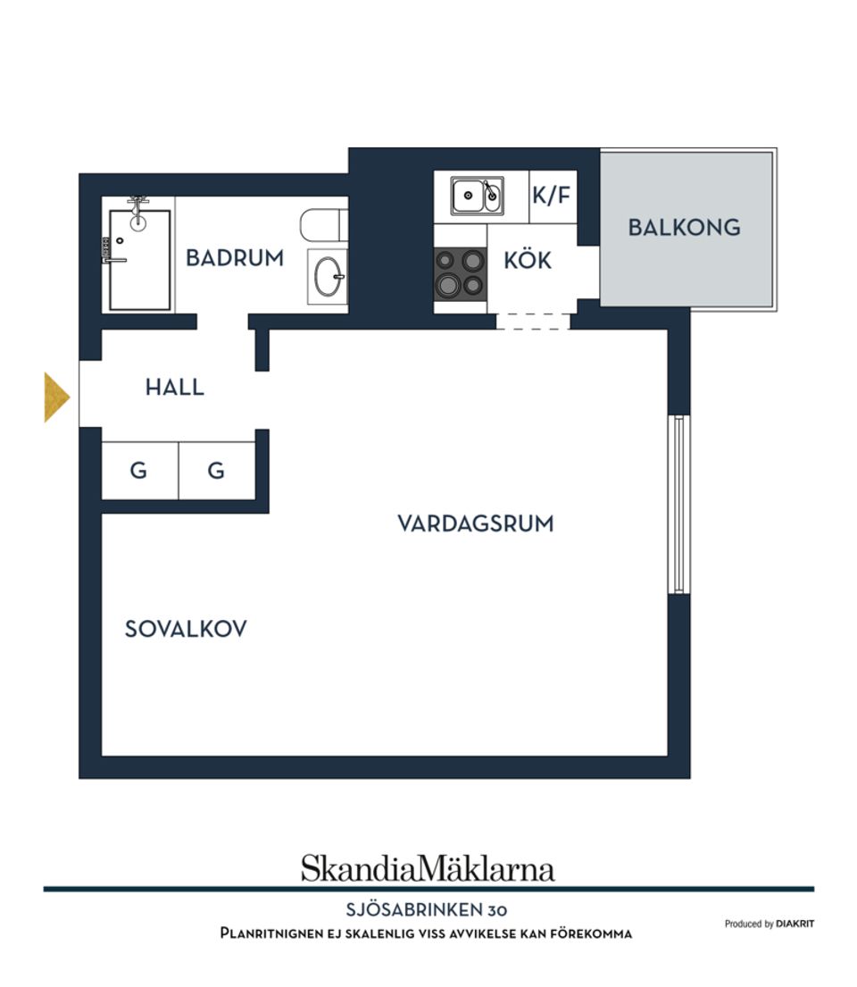Bostadsrätt, Sjösabrinken 30, Högdalen, Stockholm