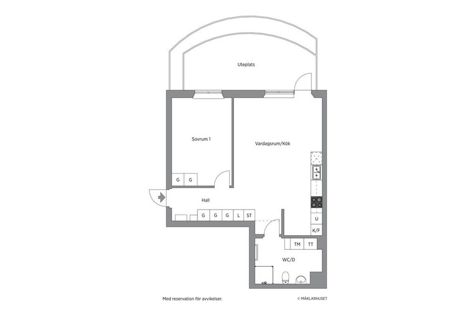 Bostadsrätt, Slottsgatan 90, Centralt, Norrköping
