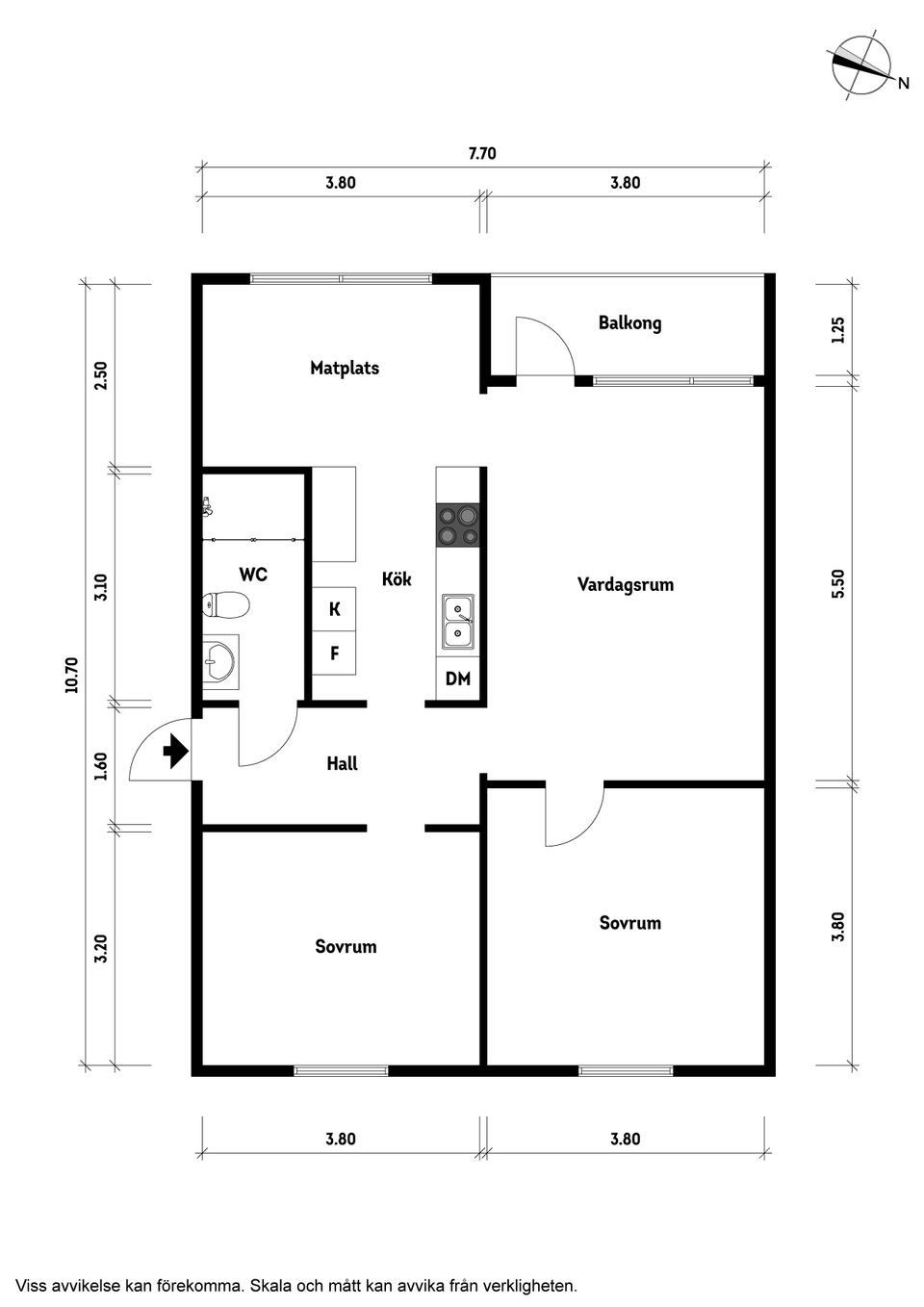 Bostadsrätt, Flanaden 76, Flanaden, Vänersborg