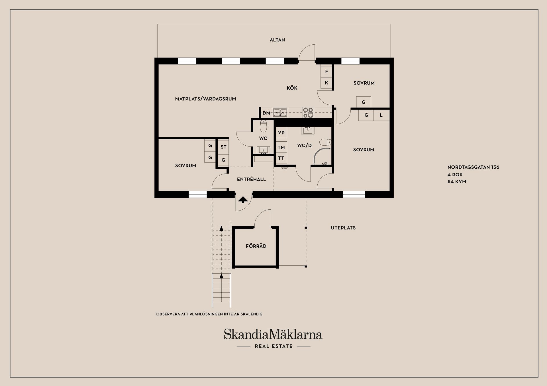 Bostadsrätt, Nordtagsgatan 136, Nordtag, Kungälv