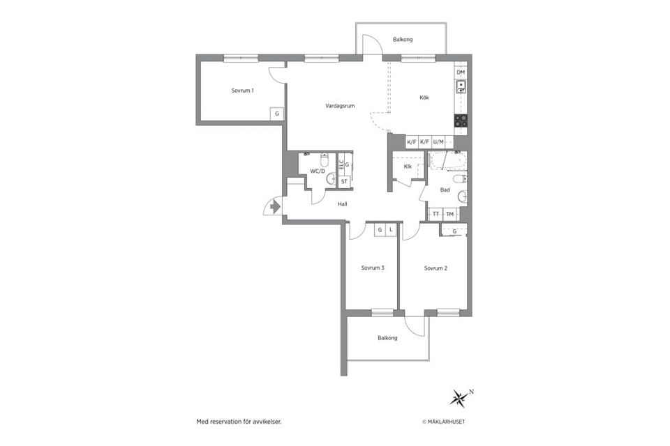 Bostadsrätt, Krögers Promenad 13, Silverdal, Sollentuna