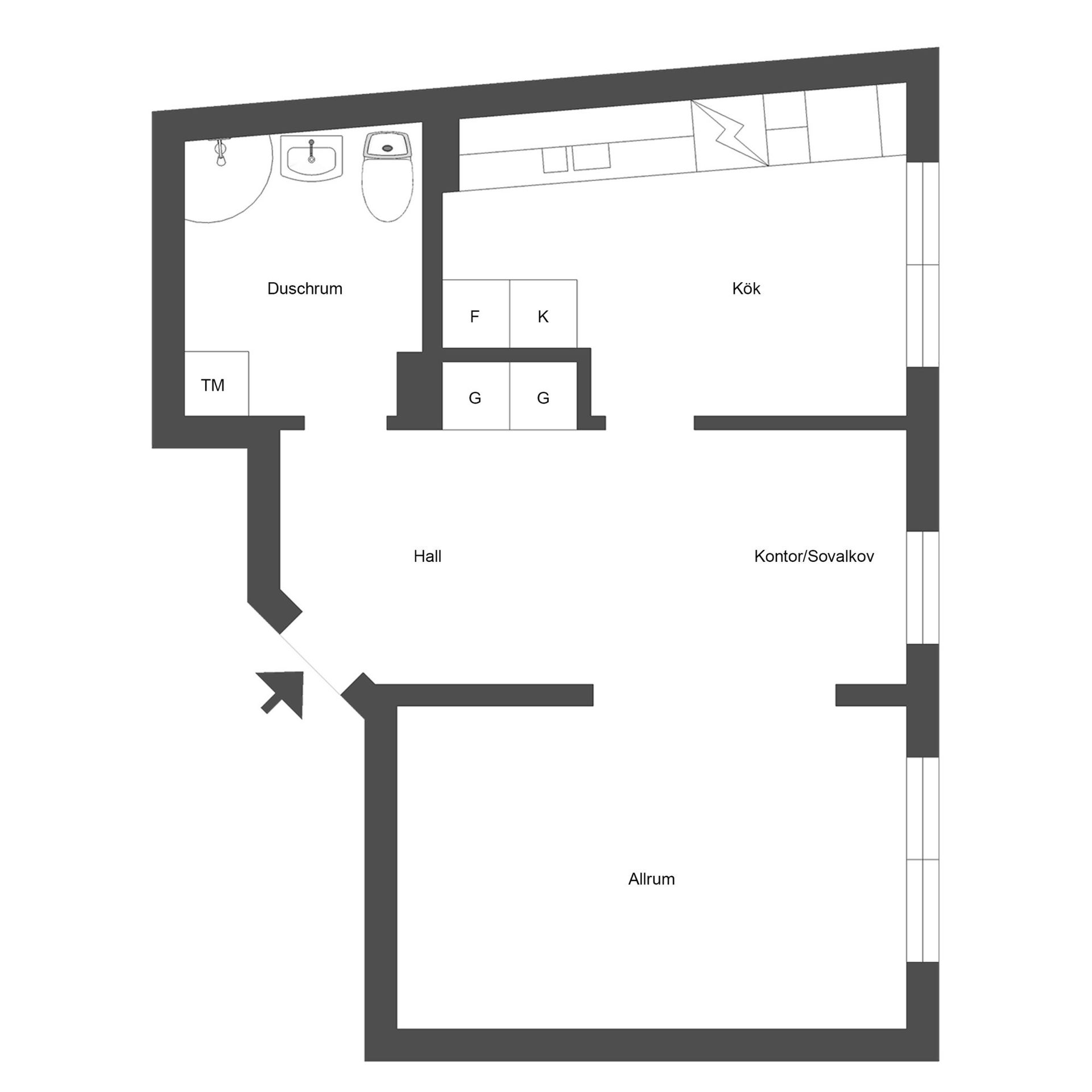 Bostadsrätt, Smedjegatan 15, Centralt, Campus, Norrköping