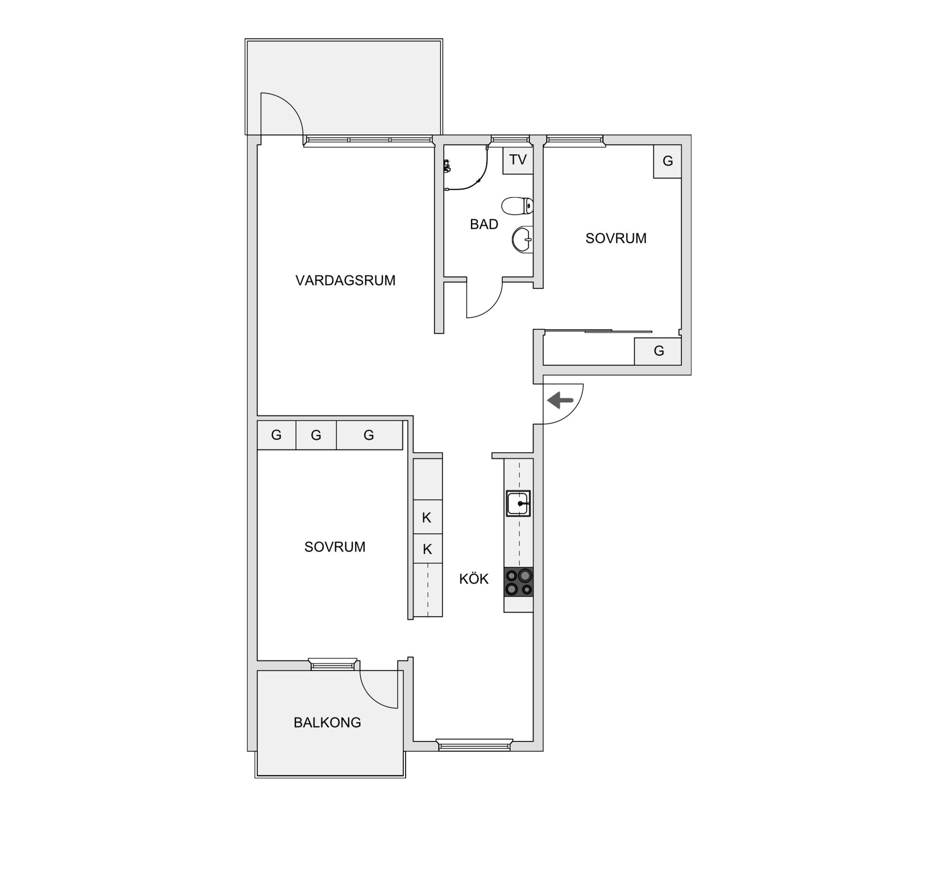 Bostadsrätt, Dirigentvägen 36, Sjungande dalen, Skellefteå